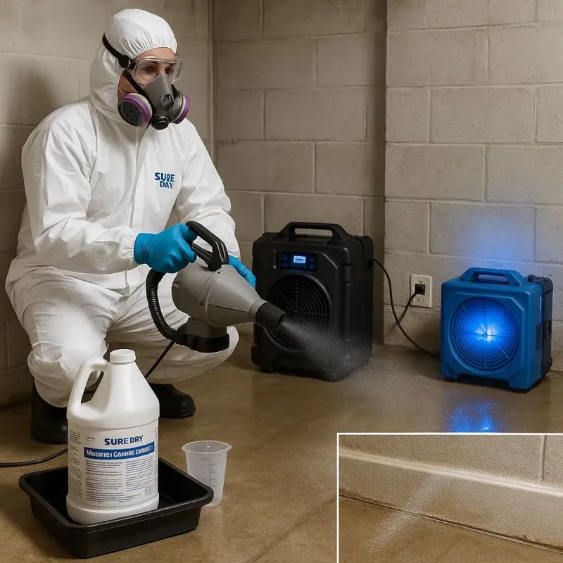 Sanitization and Odor Removal process in Marion, WI