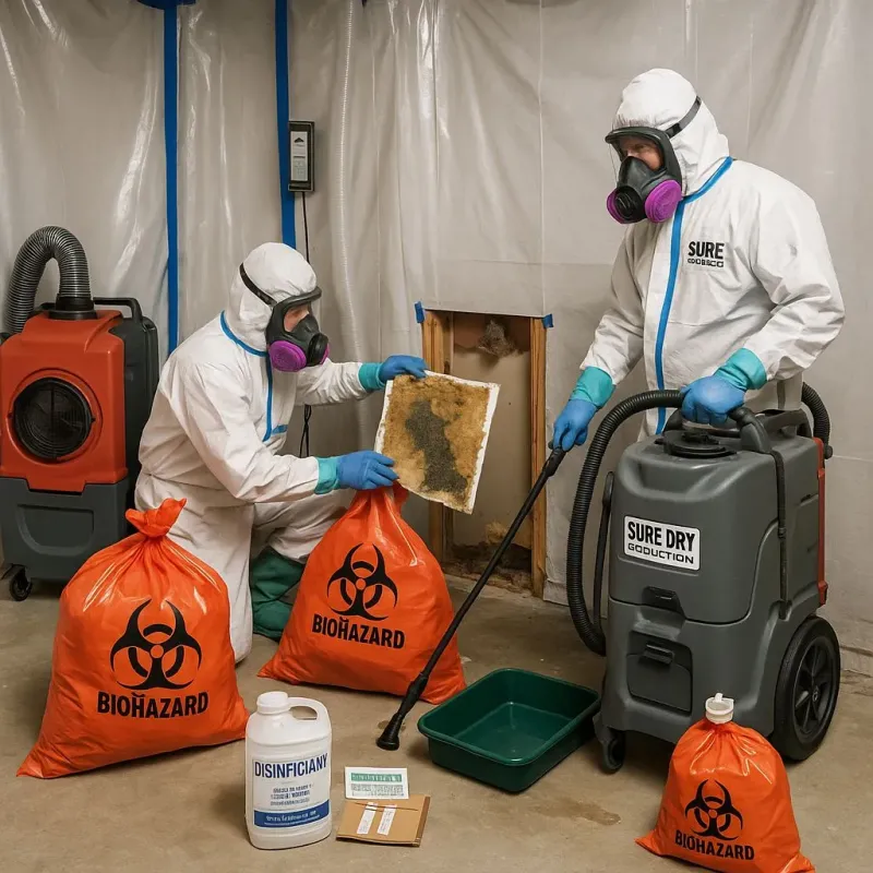 Contaminated Water Handling Protocols process in Marion, WI