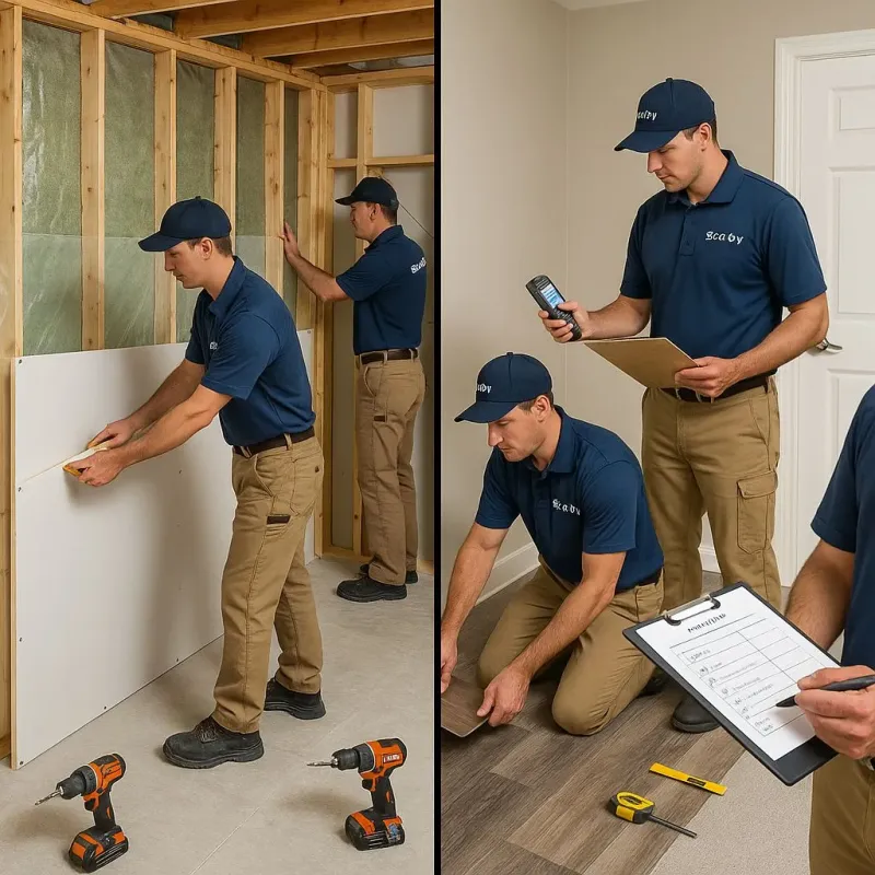 Repairs and Reconstruction process in Marion, WI